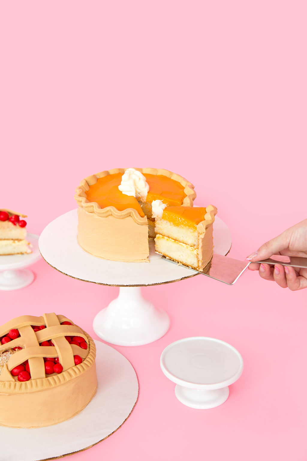 DIY Thanksgiving Pie Cakes Aww Sam