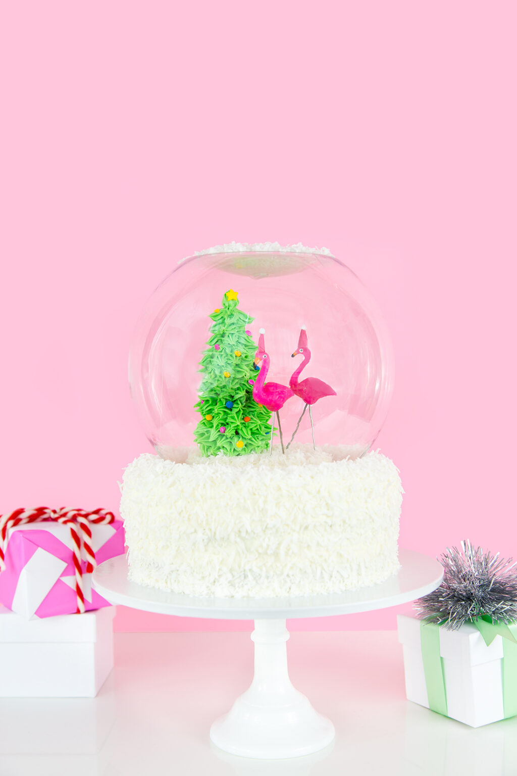 Holiday Snow Globe Cake – Aww Sam