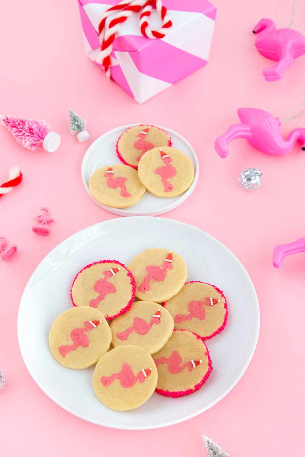 Slice ‘n Bake Flamingo Christmas Cookies Aww Sam
