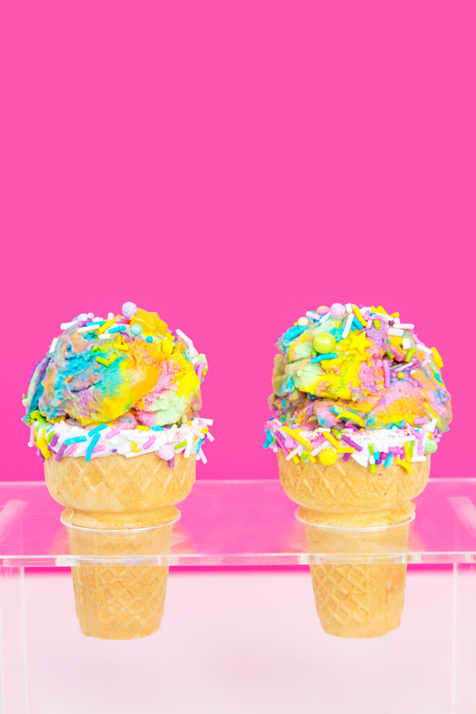 » How To Make Rainbow Marbled Ice Cream