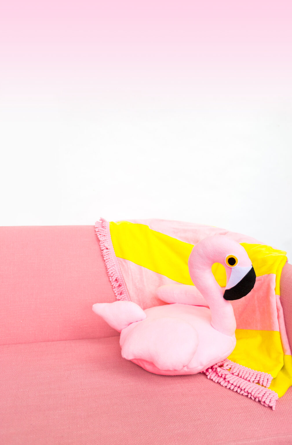 DIY Flamingo Pool Float Pillow Aww Sam