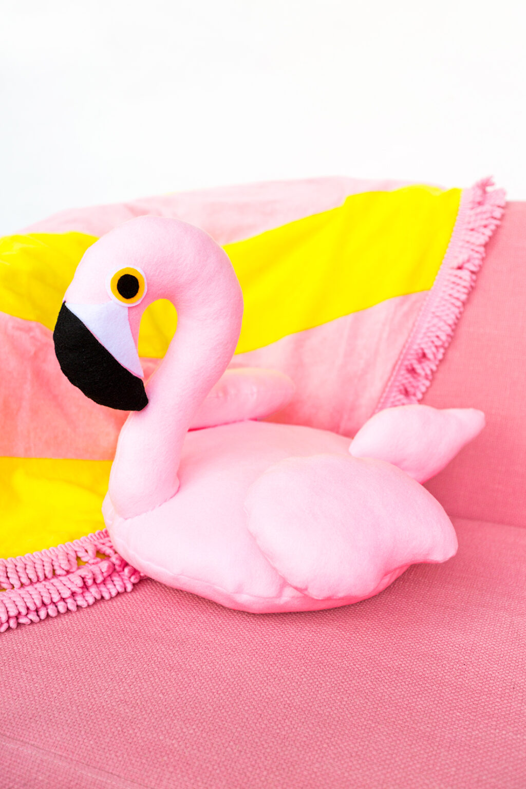 DIY Flamingo Pool Float Pillow Aww Sam