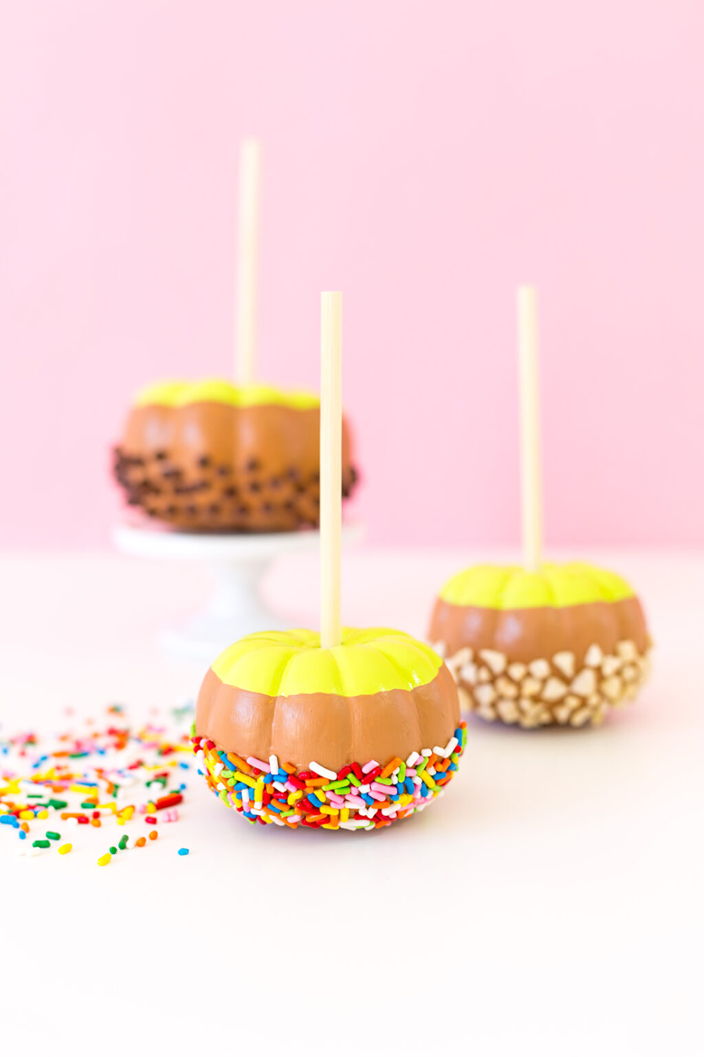 DIY Caramel Apple Decorated Pumpkins – Aww Sam