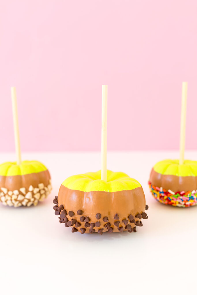 DIY Caramel Apple Decorated Pumpkins – Aww Sam